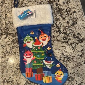 New with tags Nickelodeon PinkFong Baby Shark Christmas Stocking